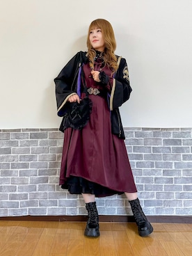 「axes femme（アクシーズファム）のアイテム（ベルト）」を使った、まりさん（レディース・157cm）の秋コーディネート