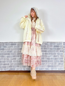 「myu:loret（ミュウロレット）のアイテム」を使った、まりさん（レディース・157cm）の春コーディネート