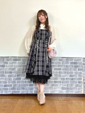 「アイテム（その他アンダーウェア/インナー）」を使った、まりさん（レディース・157cm）の夏コーディネート