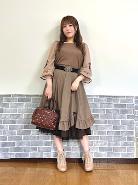 「アイテム（アンダーウェア）」を使った、まりさん（レディース・157cm）の夏コーディネート