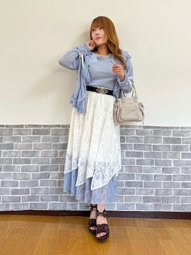 まりさん（レディース・157cm）の夏コーディネート