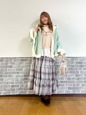 まりさん（レディース・157cm）の冬コーディネート