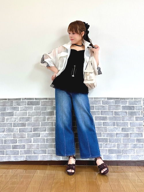レーシービッグリボンキャミ（キャミソール）｜axes femme