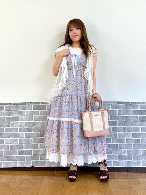 アクシーズ　ティアードコットンレーススカート ティアードコットンレーススカート | レディース服・レディース