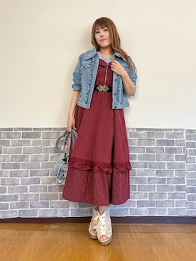 まりさん(レディース・157cm)の春コーディネート