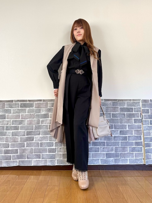プリーツフィッシュテールジレ（ベスト）｜axes femme（アクシーズ