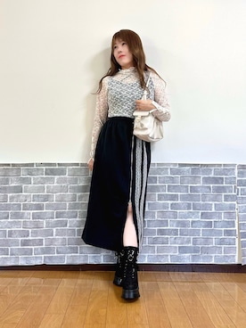 「アイテム（タンクトップ）」を使った、まりさん（レディース・157cm）の夏コーディネート