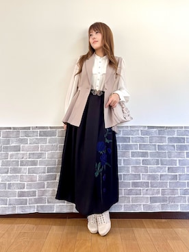 まりさん（レディース・157cm）の春コーディネート