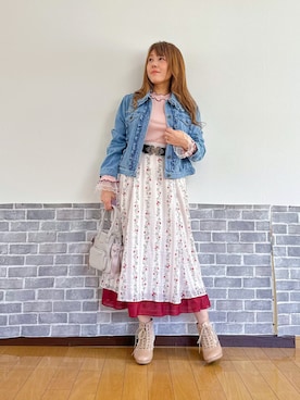 まりさん(レディース・157cm)の春コーディネート