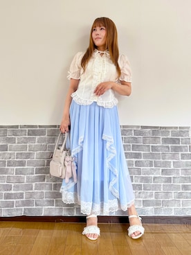 「axes femme」｜まりさん（レディース・157cm）の夏コーディネート