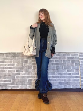 まりさん（レディース・157cm）の冬コーディネート