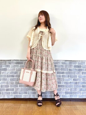 「axes femme（アクシーズファム）のアイテム」を使った、まりさん（レディース・157cm）の夏コーディネート