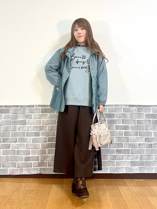 チェック切替ワイドパンツ（その他パンツ）｜axes femme（アクシーズ