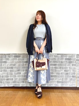 「axes femme（アクシーズファム）のアイテム（サンダル）」を使った、まりさん（レディース・157cm）の夏コーディネート