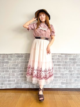 まりさん（レディース・157cm）の夏コーディネート