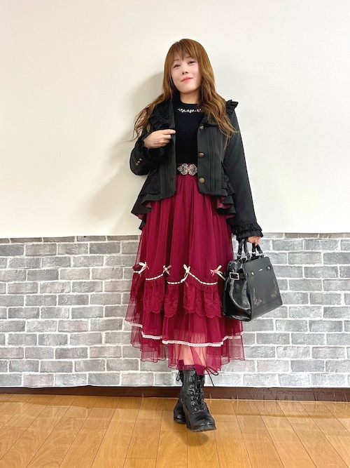 ホイップフリルチュールSK（スカート）｜axes femme（アクシーズ