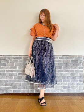 まりさん（レディース・157cm）の夏コーディネート
