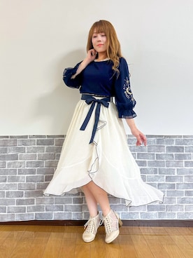 まりさん（レディース・157cm）の夏コーディネート