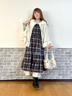 まりさん（レディース・157cm）の冬コーディネート