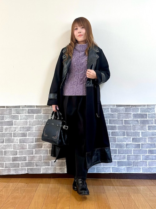 axes femme（アクシーズ ファム） ダッフルコート コート チェーン付異