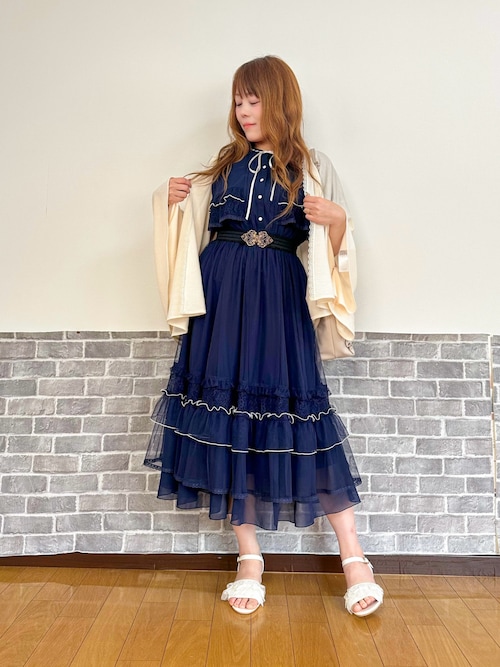 バックレースUVポンチョ(ポンチョ)|axes femme(アクシーズファム バックレースUVポンチョ(ポンチョ)|axes femme(アクシーズファム