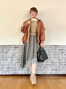 まりさん(レディース・157cm)の秋コーディネート