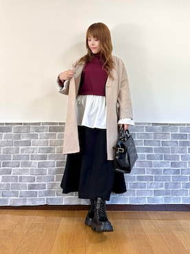 まりさん（レディース・157cm）の秋コーディネート