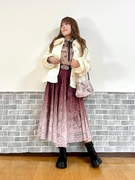 「アイテム（手袋）」を使った、まりさん（レディース・157cm）の秋コーディネート