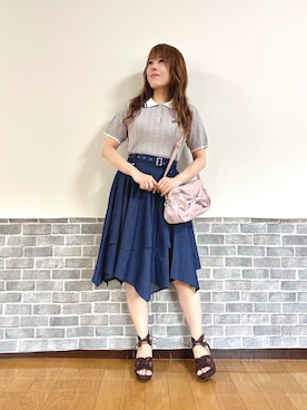 まりさん（レディース・157cm）の夏コーディネート
