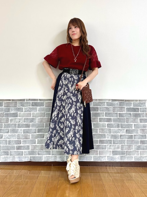 【DM掲載】フォクシー  人気　スカート　ナタリー　大人気　増産　再販 40 ジャカード×チャイナスカート（スカート）｜axes femme