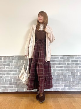 まりさん（レディース・157cm）の冬コーディネート