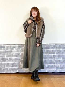 まりさん（レディース・157cm）の秋コーディネート