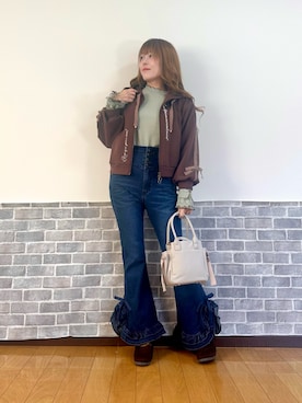 まりさん(レディース・157cm)の冬コーディネート