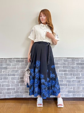 まりさん（レディース・157cm）の夏コーディネート