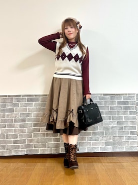 まりさん（レディース・157cm）の秋コーディネート