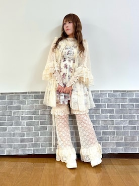 「アイテム（チュニック）」を使った、まりさん（レディース・157cm）の秋コーディネート