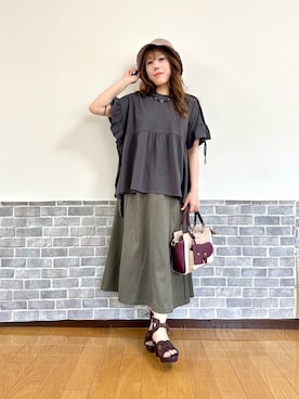 まりさん（レディース・157cm）の夏コーディネート