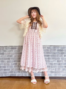 「myu:loret（ミュウロレット）のアイテム」を使った、まりさん（レディース・157cm）の夏コーディネート