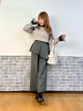 まりさん（レディース・157cm）の冬コーディネート