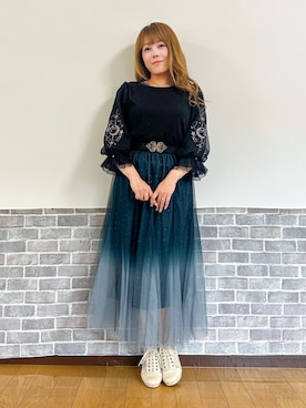 まりさん（レディース・157cm）の夏コーディネート