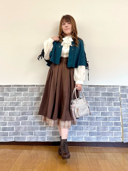 スカート leopi888 AS2338 (ボンマックス)BONOFFICE スカート仕事向きウエストゴム ｜事務服