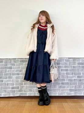 「アイテム（その他アンダーウェア/インナー）」を使った、まりさん（レディース・157cm）の冬コーディネート