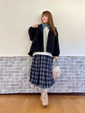 まりさん（レディース・157cm）の春コーディネート