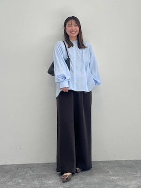 増田恵佳さん（レディース・160cm）の冬コーディネート