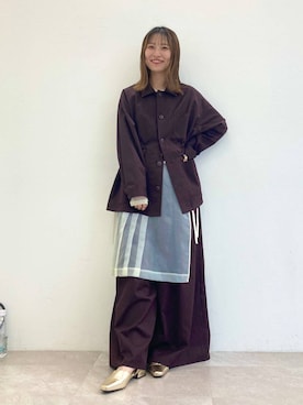 「アイテム（パンプス）」を使った、増田恵佳さん（レディース・160cm・20代）の春コーディネート