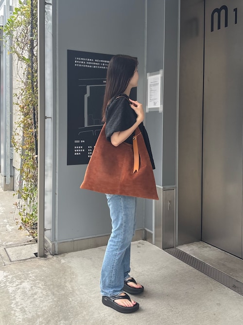 スエードワンショルダーバッグ（ショルダーバッグ）｜russet