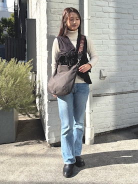 hiyoriさん（レディース・156cm）の冬コーディネート