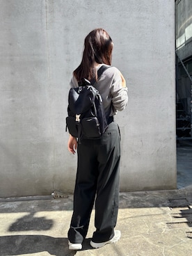 「アイテム（バックパック/リュック）」を使った、hiyoriさん（レディース・156cm・20代）の秋コーディネート