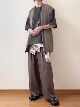 　たかさん（メンズ・172cm）の夏コーディネート