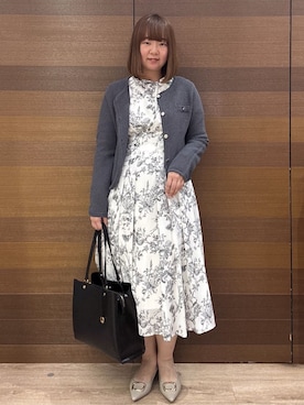 「index（インデックス）のアイテム（バッグ）」を使った、yumeさん（レディース・159cm）の春コーディネート